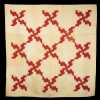 "Turkey Trot" Red and White Quilt