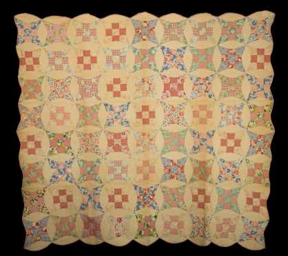 Variation of Nine Patch Quilt with History