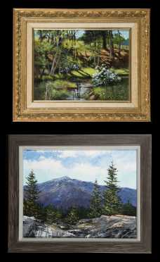 Two Joan M. Tierney, Wilton New Hampshire, 20thC Paintings