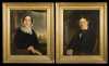 Pair of Primitive Portraits of a Gentleman and his Wife
