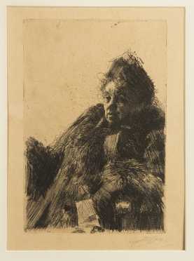 "Mme Simon" by Anders Zorn, Sweden (1860-1920)