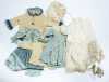 Thirteen Pieces of Doll's Clothing in Blues and Whites