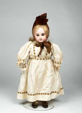 19" DEPOSE E8J Bisque Head Jumeau Doll