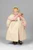 10 1/2" German Tinted Bisque Shoulder Head Doll