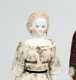 Lot of Three Dolls Two China Dolls and One Untinted Bisque