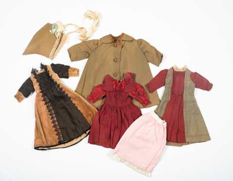 Six Pieces of Doll Clothing