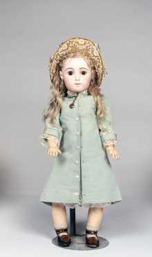 20" French Bisque Bebe Triste by Jumeau (size) 9 Marked on Bisque Head