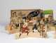 Fun and Frolic Paper Toy Set of Six Embossed Cardboard Scenes