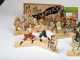 Fun and Frolic Paper Toy Set of Six Embossed Cardboard Scenes