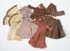 Nine Pieces of Early Doll Clothing