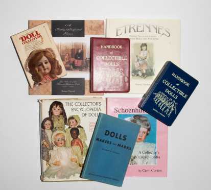 Lot of Eight Doll Books