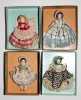 Lot of Four Ruth Gibbs Godey's Little Lady Dolls