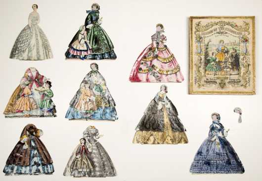 Victorian Paper Doll "The Season of the Crinoline, A New and Rich Doll"