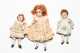 Lot of Three All Bisque Dolls