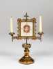 Fancy Ormolu and Brass Stand with Candles
