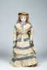 21" Portrait Jumeau French Fashion Doll on a Kid Leather Body
