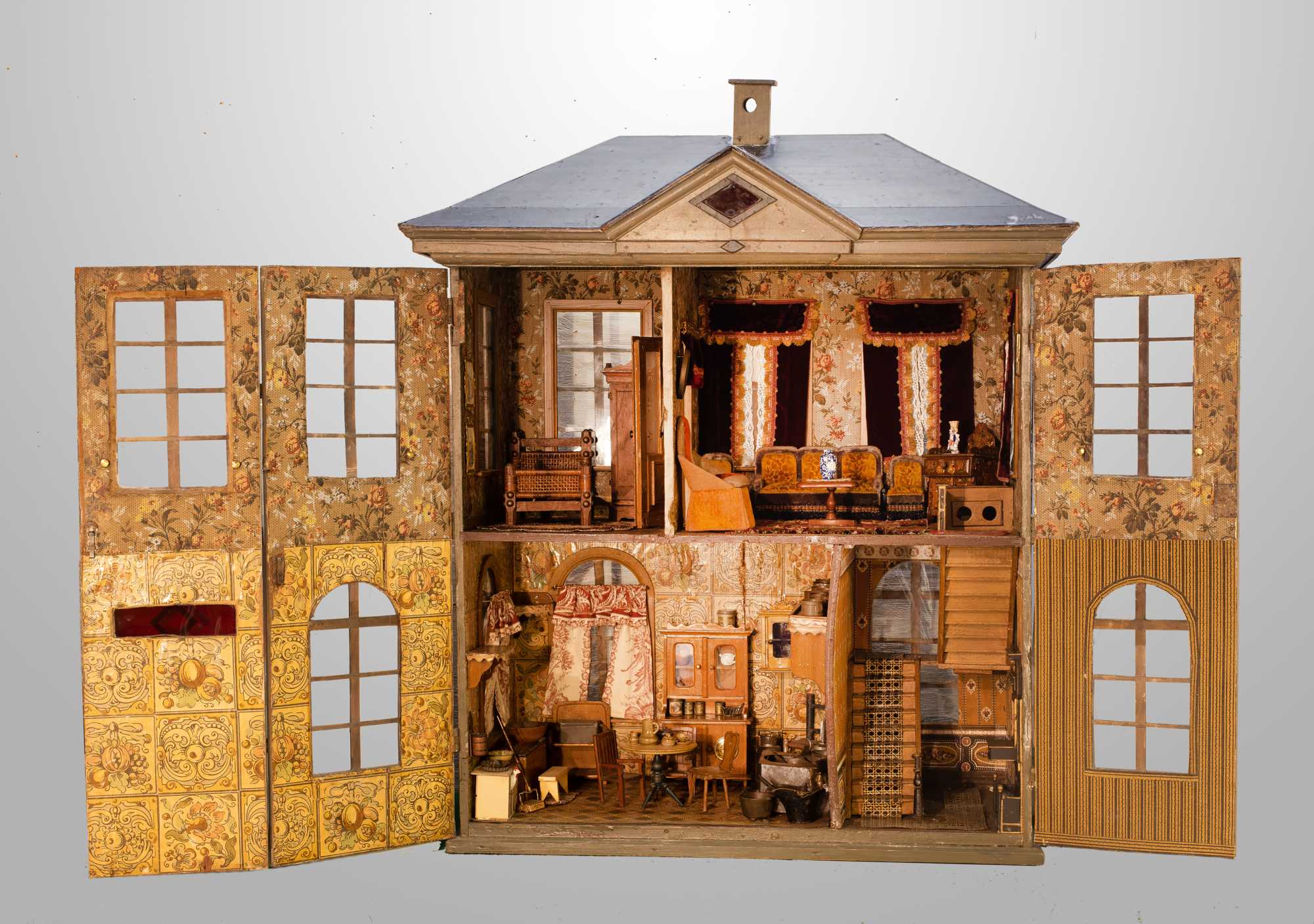 Sold at Auction: American Victorian Doll House