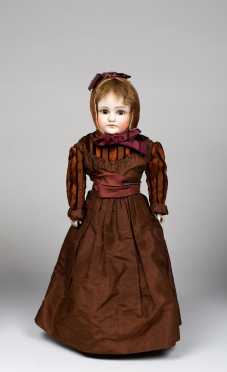 20" Closed Mouth Bisque Shoulder Head Doll