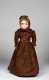 20" Closed Mouth Bisque Shoulder Head Doll