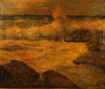 19th century Seascape Painting
