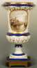 Porcelain Urn, mounted on bronze base
