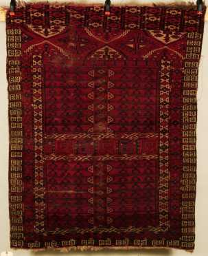 Bokhara/Afghan Scatter Oriental Rug