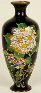 Japanese CloisonnÃ© Bud Vase