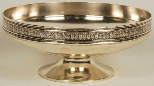 Sterling Silver Presentation Footed Bowl