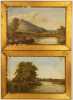 B. Whittaker, lot of 2 landscapes