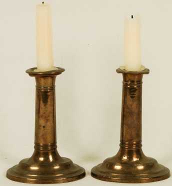 Pair of Sheffield Candlesticks