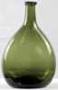 Green Glass Chestnut Flask
