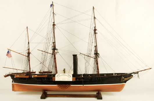 Steam/Sail Ship Model