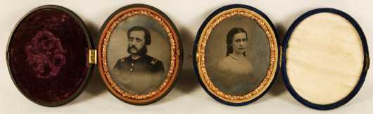 George Nathaniel Carpenter and Agnes William Tin Types