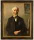 Frederick Rhodes Sisson, 3/4 portrait of  Abbott Thayer
