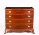 Chippendale Cherry Bow Front Chest