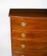 Cherry Hepplewhite Bow Front Chest of Four Drawers