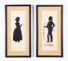 Two Silhouettes, Miss Mary Minor Humphries of New Orleans