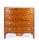 New Hampshire Hepplewhite Drop Panel Chest of Four Drawers