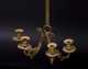 French Louis XVI Fire Gilt Bronze Hanging Wall Candle Sconce