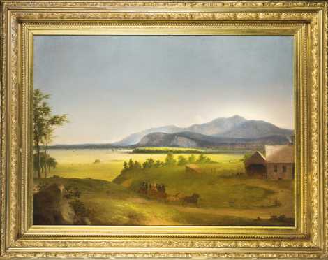 School of John F. Kensett or Benjamin Champney- Moat Mountain/ N.Conway Meadows