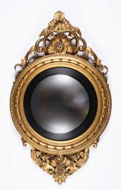 Girandole Convex Gilded Mirror