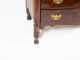 Mahogany Empire Deck Top Chest of Drawers with Brass Gallery,
