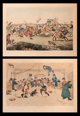 Pair of English Colored Prints