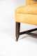 New England Hepplewhite Molded Leg Mahogany Wing Chair
