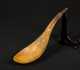 Native American Northwest Coast Carved and Inlaid Horn Feast Spoon