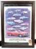 Framed Advertising Broadside- '75 Caprice Classic Convertible