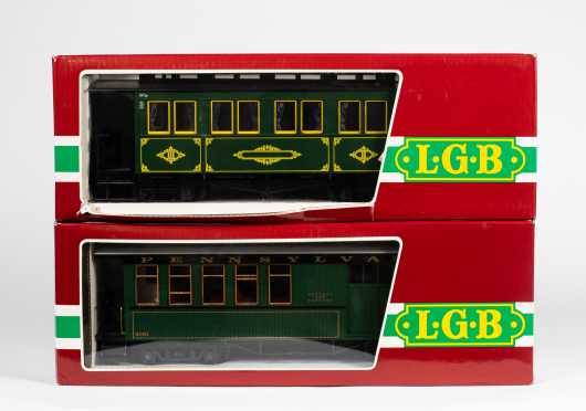 Lehmann-Gross-Bahn LGB Lot of Two Passenger Cars