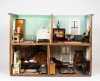 1930s Four Room Diorama with Furniture
