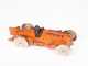 Orange Cast Iron Racer with Moving Pistons Toy