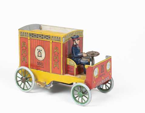 "Lehmann"- "AHA" Tin Toy Windup Truck